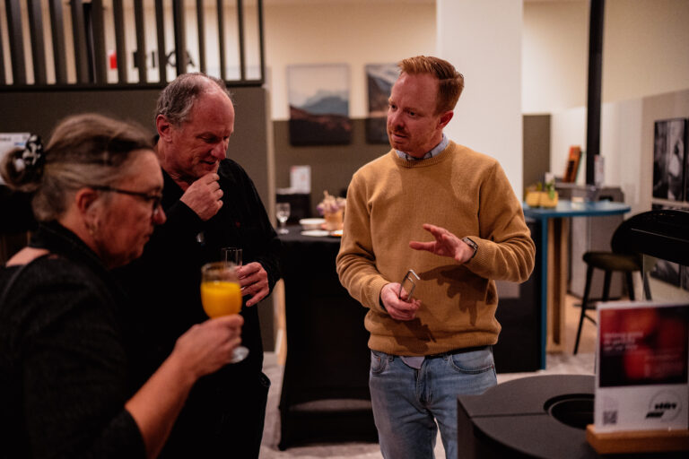 Een persoonlijk gesprek over een Stûv-toestel tijdens de demoavond